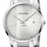 Buy Shop Calvin Klein City Chronograph Silver Dial Silver Steel Strap Watch for Men - K2G2G14X USA Online