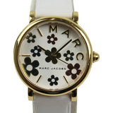 Buy Shop Marc Jacobs Roxy White Dial White Leather Strap Watch for Women - MJ1607 USA Online