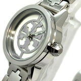 Buy Shop Tory Burch Reva Silver Dial Silver Steel Strap Watch for Women - TBW4044 USA Online