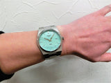 Buy Shop Tissot PRX Quartz Light Green Dial Silver Steel Strap Watch for Men - T137.410.11.091.01 USA Online