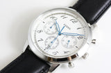 Buy Shop Fossil Neutra Chronograph White Dial Black Leather Strap Watch for Men - FS6023 USA Online
