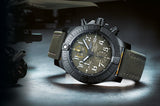 Buy Shop Breitling Avenger Chronograph 45mm Green Dial Green Nylon Strap Watch for Men - V13317101L1X1 USA Online