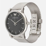 Buy Shop Emporio Armani Luigi Quartz Grey Dial Silver Mesh Bracelet Watch For Men - AR11069 USA Online