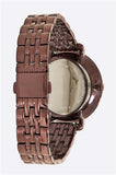 Buy Shop Fossil Jacqueline Brown Dial Brown Steel Strap Watch for Women - ES4100 USA Online