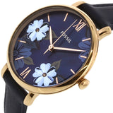 Buy Shop Fossil Jacqueline Blue Dial Blue Leather Strap Watch for Women - ES4673 USA Online
