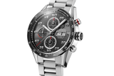 Buy Shop Tag Heuer Carrera Chronograph Black Dial Silver Steel Strap Watch for Men - CBN2A1AA.BA0643 USA Online