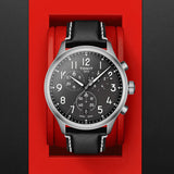 Buy Shop Tissot Chrono XL Vintage Quartz Black Dial Black Leather Strap Watch For Men - T116.617.16.062.00 USA Online