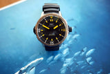 Buy Shop IWC Aquatimer Automatic 2000 Black Dial Black Rubber Strap Watch for Men - IW358001 USA Online