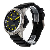 Buy Shop IWC Aquatimer Automatic 2000 Black Dial Black Rubber Strap Watch for Men - IW358001 USA Online