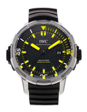 Buy Shop IWC Aquatimer Automatic 2000 Black Dial Black Rubber Strap Watch for Men - IW358001 USA Online