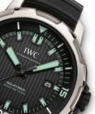 Buy Shop IWC Aquatimer Automatic 2000 Black Dial Black Rubber Strap Watch for Men - IW358002 USA Online