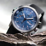 Buy Shop IWC Aquatimer Automatic Chronograph 44mm Blue Dial Black Rubber Strap Watch for Men - IW376805 USA Online