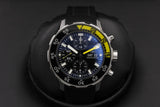 Buy Shop IWC Aquatimer Automatic Chronograph Black Dial Black Rubber Strap Watch for Men - IW376709 USA Online