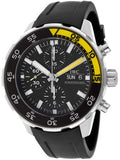 Buy Shop IWC Aquatimer Automatic Chronograph Black Dial Black Rubber Strap Watch for Men - IW376709 USA Online