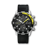 Buy Shop IWC Aquatimer Automatic Chronograph Black Dial Black Rubber Strap Watch for Men - IW376709 USA Online