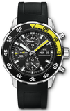 Buy Shop IWC Aquatimer Automatic Chronograph Black Dial Black Rubber Strap Watch for Men - IW376709 USA Online