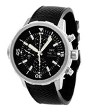 Buy Shop IWC Aquatimer Chronograph Black Dial Black Leather Strap Watch for Men - IW376803 USA Online