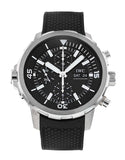 Buy Shop IWC Aquatimer Chronograph Black Dial Black Leather Strap Watch for Men - IW376803 USA Online