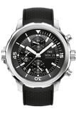 Buy Shop IWC Aquatimer Chronograph Black Dial Black Leather Strap Watch for Men - IW376803 USA Online