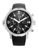 Buy Shop IWC Aquatimer Chronograph Black Dial Black Leather Strap Watch for Men - IW376803 USA Online
