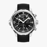 Buy Shop IWC Aquatimer Chronograph Black Dial Black Leather Strap Watch for Men - IW376803 USA Online