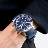Buy Shop IWC Aquatimer Chronograph Blue Dial Blue Rubber Strap Watch for Men - IW376711 USA Online