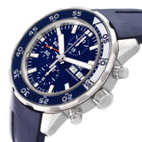 Buy Shop IWC Aquatimer Chronograph Blue Dial Blue Rubber Strap Watch for Men - IW376711 USA Online