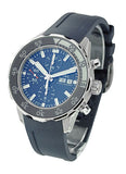 Buy Shop IWC Aquatimer Chronograph Blue Dial Blue Rubber Strap Watch for Men - IW376711 USA Online