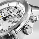 Buy Shop IWC Aquatimer Chronograph White Dial Black Rubber Strap Watch for Men - IW376801 USA Online