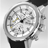 Buy Shop IWC Aquatimer Chronograph White Dial Black Rubber Strap Watch for Men - IW376801 USA Online