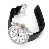 Buy Shop IWC Aquatimer Chronograph White Dial Black Rubber Strap Watch for Men - IW376801 USA Online