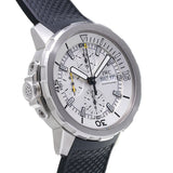 Buy Shop IWC Aquatimer Chronograph White Dial Black Rubber Strap Watch for Men - IW376801 USA Online