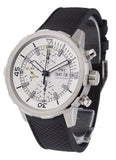 Buy Shop IWC Aquatimer Chronograph White Dial Black Rubber Strap Watch for Men - IW376801 USA Online