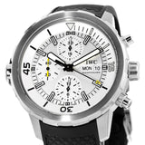 Buy Shop IWC Aquatimer Chronograph White Dial Black Rubber Strap Watch for Men - IW376801 USA Online