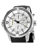 Buy Shop IWC Aquatimer Chronograph White Dial Black Rubber Strap Watch for Men - IW376801 USA Online
