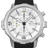 Buy Shop IWC Aquatimer Chronograph White Dial Black Rubber Strap Watch for Men - IW376801 USA Online