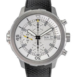 Buy Shop IWC Aquatimer Chronograph White Dial Black Rubber Strap Watch for Men - IW376801 USA Online