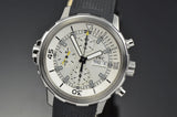 IWC Aquatimer Chronograph White Dial Black Rubber Strap Watch for Men - IW376801