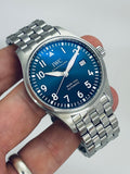 Buy Shop IWC Le Petit Prince XVIII Edition Blue Dial Silver Steel Strap Watch for Men - IW327014 USA Online