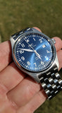 Buy Shop IWC Le Petit Prince XVIII Edition Blue Dial Silver Steel Strap Watch for Men - IW327014 USA Online