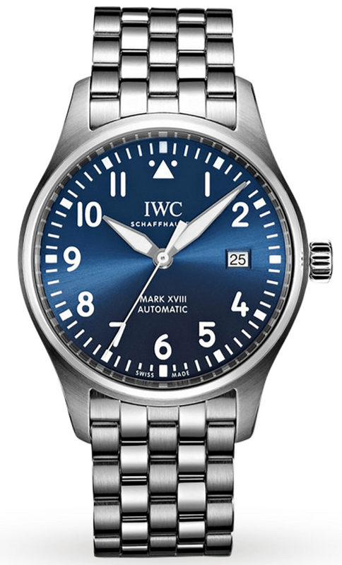 Buy Shop IWC Le Petit Prince XVIII Edition Blue Dial Silver Steel Strap Watch for Men - IW327014 USA Online