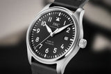 Buy Shop IWC Pilot's Mark XVIII 40mm Black Dial Black Leather Strap Watch for Men - IW327001 USA Online