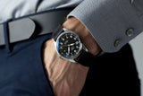 Buy Shop IWC Pilot's Mark XVIII 40mm Black Dial Black Leather Strap Watch for Men - IW327001 USA Online