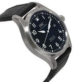 Buy Shop IWC Pilot's Mark XVIII 40mm Black Dial Black Leather Strap Watch for Men - IW327001 USA Online