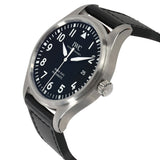 Buy Shop IWC Pilot's Mark XVIII 40mm Black Dial Black Leather Strap Watch for Men - IW327001 USA Online