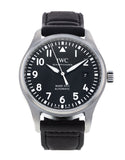 Buy Shop IWC Pilot's Mark XVIII 40mm Black Dial Black Leather Strap Watch for Men - IW327001 USA Online