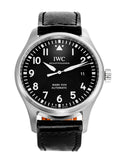 Buy Shop IWC Pilot's Mark XVIII 40mm Black Dial Black Leather Strap Watch for Men - IW327001 USA Online