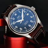 Buy Shop IWC Pilot's Mark XVIII Le Petit Prince Blue Dial Brown Leather Strap Watch for Men - IW327004 USA Online