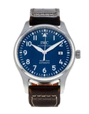 Buy Shop IWC Pilot's Mark XVIII Le Petit Prince Blue Dial Brown Leather Strap Watch for Men - IW327004 USA Online