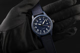 Buy Shop IWC Pilot’s Watch Automatic "Laureus Sport for Good" Edition Blue Dial Blue Nylon Strap Watch for Men - IW328101 USA Online